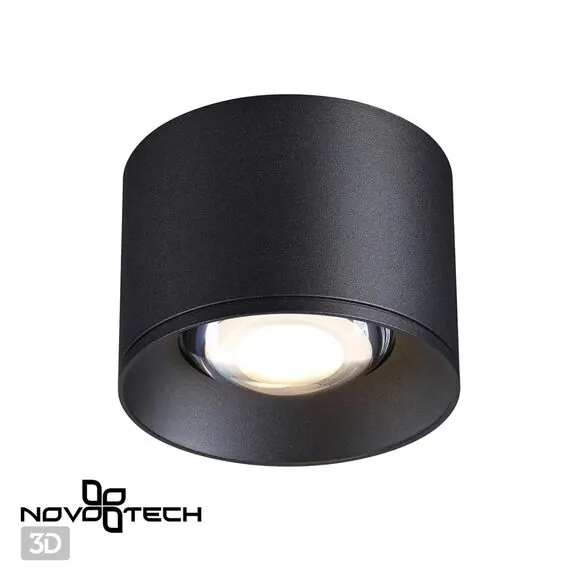 NOVOTECH 358652 OVER NT21 230 черный Светильник накладной светодиодный IP20 LED 4000К 12W 220V PATERA, изображение 4