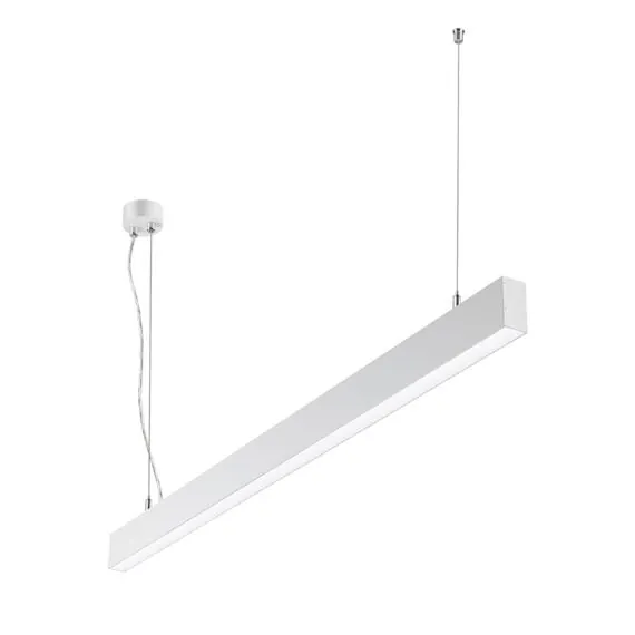 NOVOTECH 358877 OVER NT22 210 белый Светильник подвесной светодиодный (длина подвесов 1,2м) IP20 LED 4000K 40W вниз + 12W вверх 220V ITER