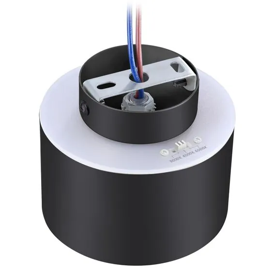 NOVOTECH 358971 OVER NT22 202 черный Светильник накладной с переключ. цв. температуры IP20 LED 3000К\4000К\6000К 12W вниз + 3W вверх 110-265V GIRO, изображение 5