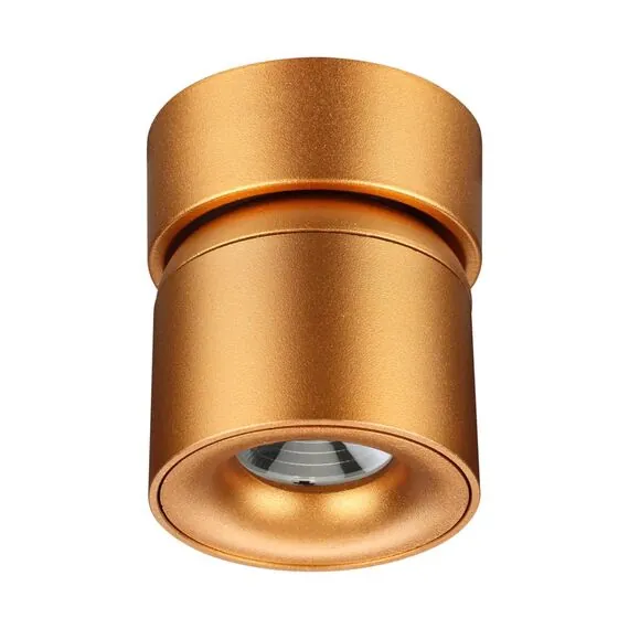 NOVOTECH 358810 OVER NT21 218 матовое золото Светильник накладной светодиодный IP20 LED 10W 850Лм 4000K 220V GESSO, изображение 8