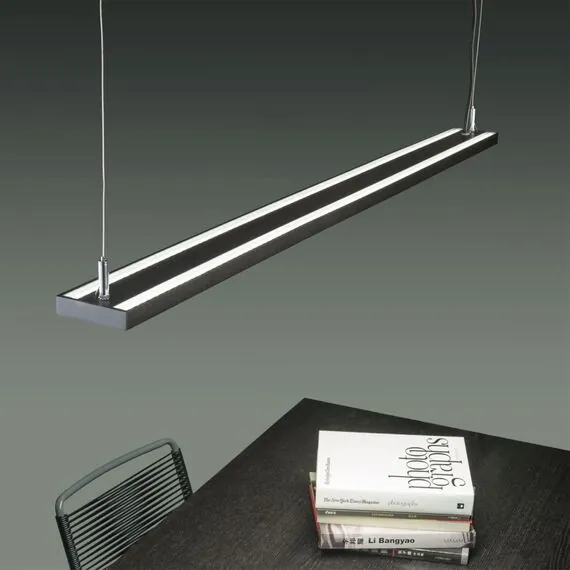 NOVOTECH 358446 OVER NT20 213 черный Подвесной светильник IP20 LED 40W вниз + 20W вверх 100-277V ITER, изображение 3