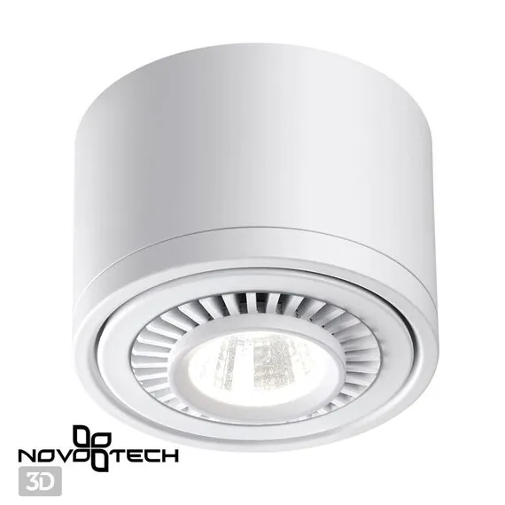 NOVOTECH 358811 OVER NT21 219 белый Светильник накладной светодиодный IP20 LED 9W 770Лм 4000K 220V GESSO, изображение 6