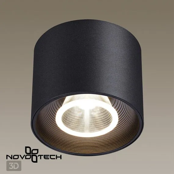 NOVOTECH 358792 OVER NT21 217 черный Светильник накладной светодиодный IP20 LED 15W 4000K 1600Лм 110-265V BIND, изображение 5