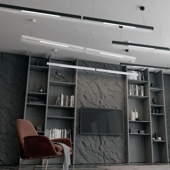 NOVOTECH 358871 OVER NT22 208 белый Светильник накладной/подвесной светодиодный (длина подвесов 1,2м) IP20 LED 4000K 30W 220V ITER, изображение 3