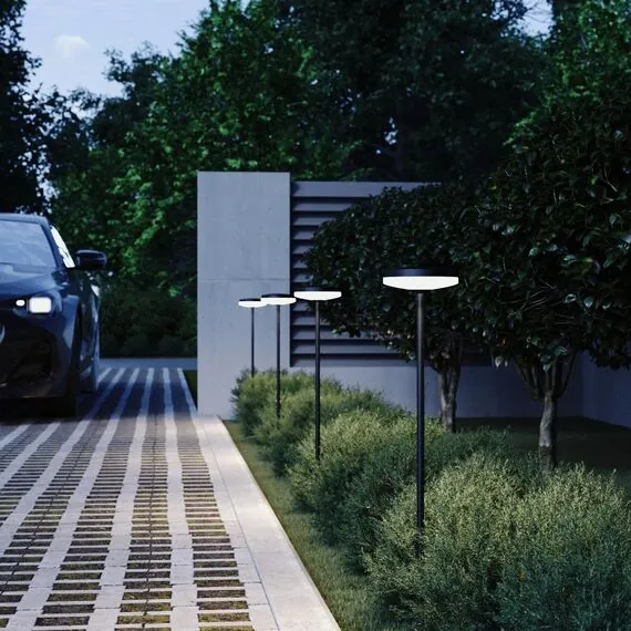 ST LUCE SL9524.405.01 Светильник уличный наземный ST-Luce черный/белый LED 1*12W 2700K, изображение 5