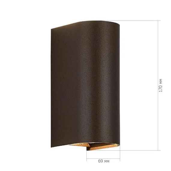 ST LUCE SL9516.601.01 Светильник уличный настенный ST-Luce кортен/кортен LED 1*10W 3000K/4000K/6500K, изображение 3