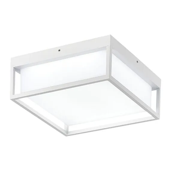 ST LUCE SL9517.502.01 Светильник уличный потолочный ST-Luce белый/белый LED 1*20W 3000K/4000K/5000K