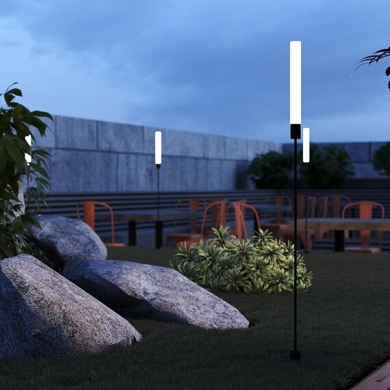 ST LUCE SL9523.405.01 Светильник уличный наземный ST-Luce черный/белый LED 1*3W 2700K, изображение 4