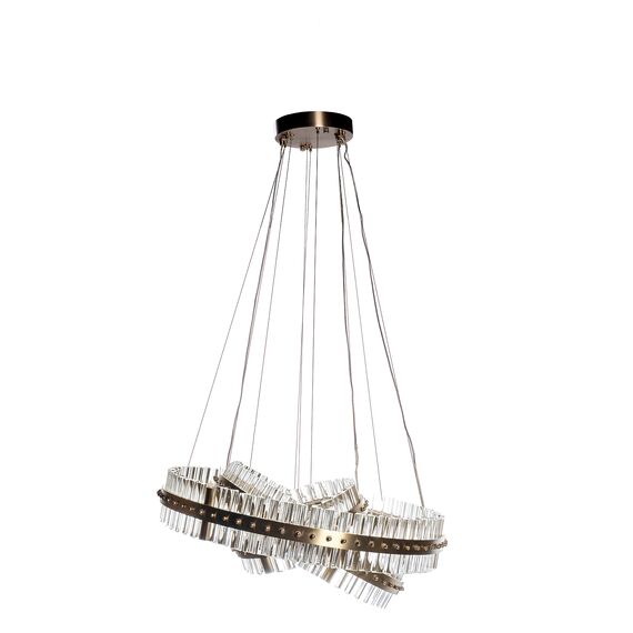 Garda Decor 91GH-30867 Люстра подвесная "Galaxy" стекло прозрач. d70*h150см