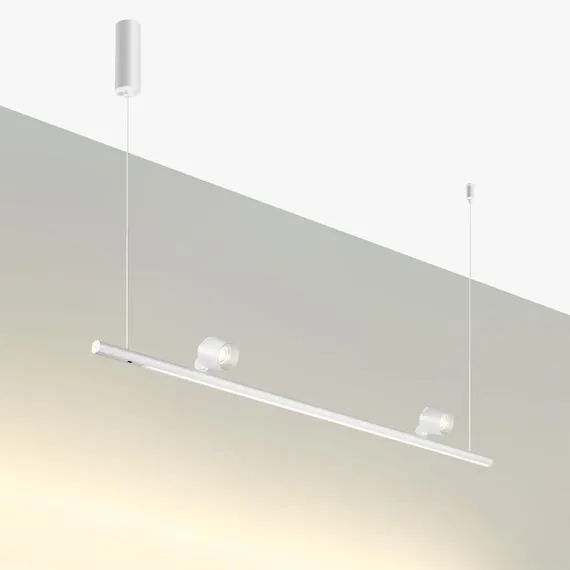 NOVOTECH 359308 OVER NT24 000 белый Светильник подвесной диммируемый (сенсер) IP20 LED 14W+14W 4000K 220-240V FERMO, изображение 6