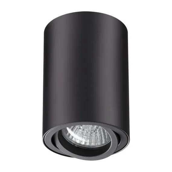 NOVOTECH 370418 OVER NT19 259 черный Накладной светильник IP20 GU10 50W 220V PIPE