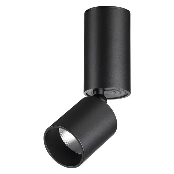 NOVOTECH 359317 OVER NT24 000 черный Светильник накладной светодиодный IP20 LED 10W 85-265V 3000K 1100Лм TUBO