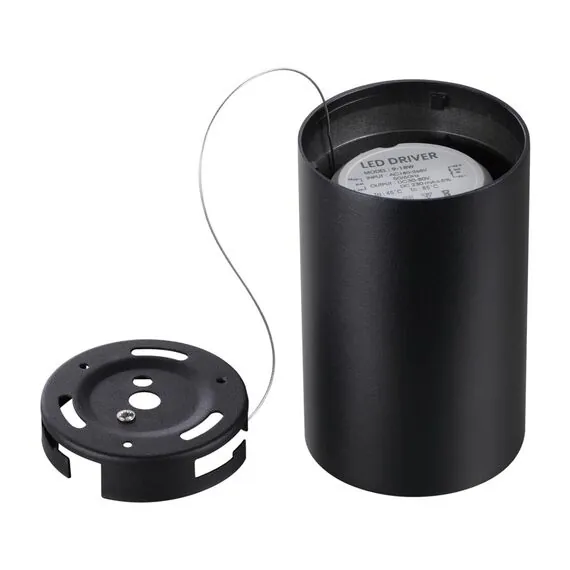 NOVOTECH 359419 OVER NT24 000 черный Светильник накладной влагозащищённый IP54 LED 10W 170-265V 4000К 830Лм RECTE, изображение 6