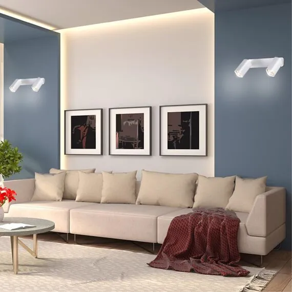 NOVOTECH 370554 OVER NT19 261 белый Накладной светильник IP20 GU10 2*50W 230V GUSTO, изображение 3