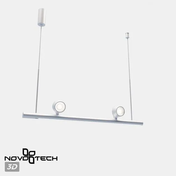NOVOTECH 359308 OVER NT24 000 белый Светильник подвесной диммируемый (сенсер) IP20 LED 14W+14W 4000K 220-240V FERMO, изображение 5