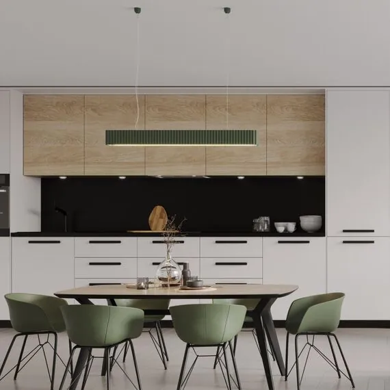 NOVOTECH 359404 OVER NT24 белый Светильник подвесной с переключателем цв.температуры, длина провода 2м IP20 LED 28W 220V 3000/4000/6000K YESO, изображение 5