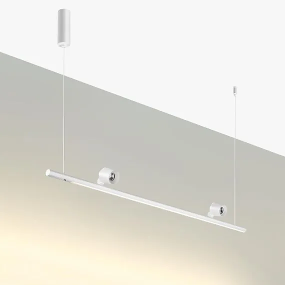 NOVOTECH 359308 OVER NT24 000 белый Светильник подвесной диммируемый (сенсер) IP20 LED 14W+14W 4000K 220-240V FERMO, изображение 7