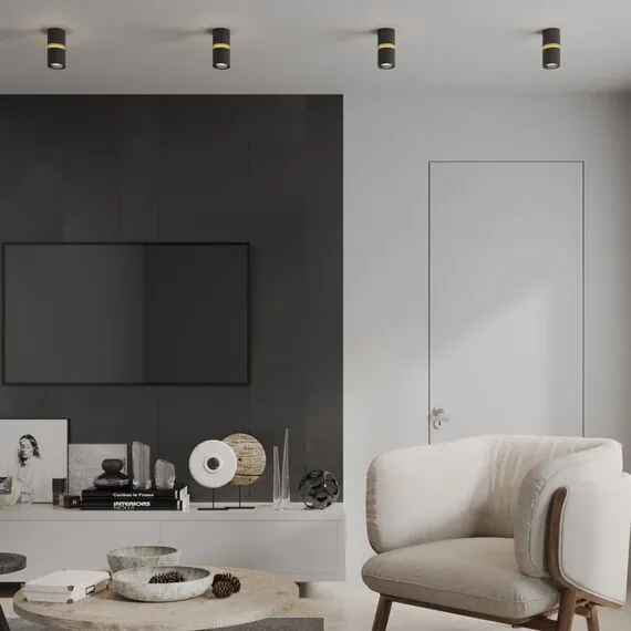 NOVOTECH 359338 OVER NT24 000 черный Светильник накладной светодиодный IP20 LED 10W/3W 3000K 1090Лм 170-265V ARISTO, изображение 3