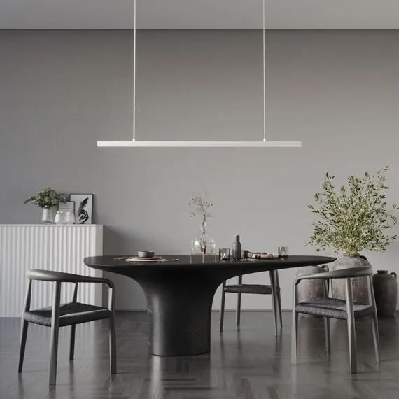 NOVOTECH 359441 OVER NT24 000 белый Светильник подвесной диммир. со сменой цв.темпер. (пульт ДУ/прилож. Smart Life) IP20 LED 48W 85-265V 3000-6000К SOTTO, изображение 3