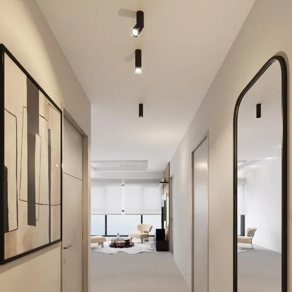 NOVOTECH 359317 OVER NT24 000 черный Светильник накладной светодиодный IP20 LED 10W 85-265V 3000K 1100Лм TUBO, изображение 3