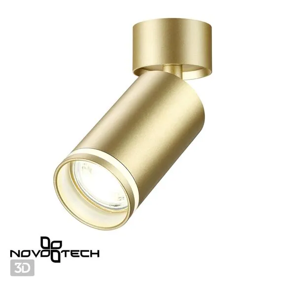 NOVOTECH 370886 OVER NT22 253 матовое золото Светильник накладной IP20 GU10 9W 220V ULAR, изображение 3