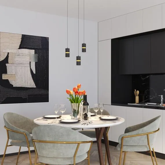 NOVOTECH 359340 OVER NT24 000 черный Светильник подвесной с механизмом регулировки высоты, провод 2м IP20 LED 10W/3W 3000K 1090Лм 170-265V ARISTO, изображение 3