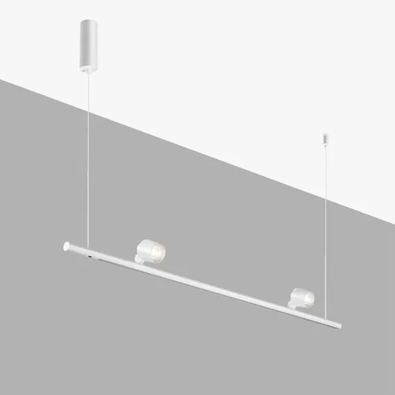 NOVOTECH 359308 OVER NT24 000 белый Светильник подвесной диммируемый (сенсер) IP20 LED 14W+14W 4000K 220-240V FERMO, изображение 4