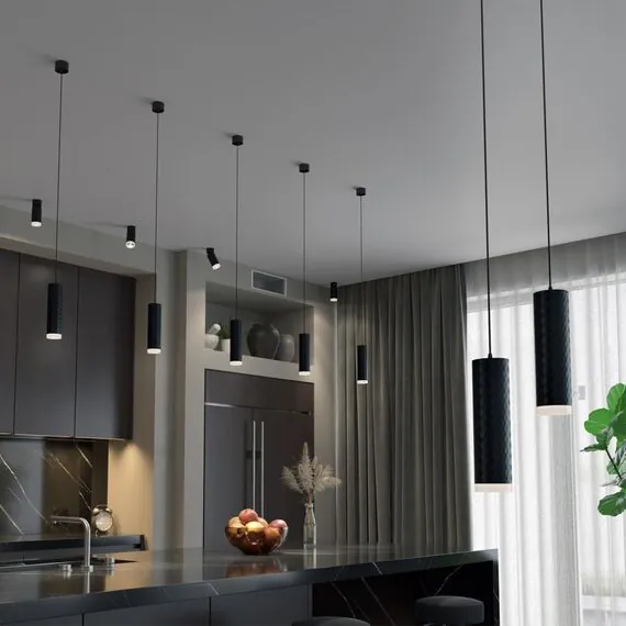 NOVOTECH 370853 OVER NT22 247 черный Накладной светильник, провод 2м IP20 GU10 9W 220V BRILL, изображение 3