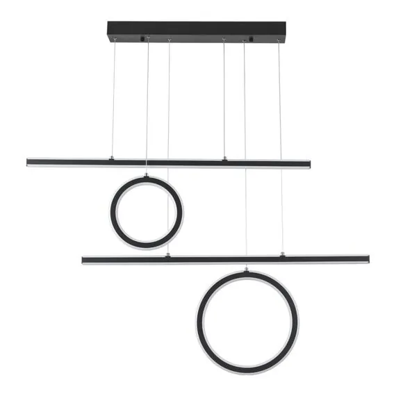 NOVOTECH 359183 OVER NT23 164 черный Светильник подвесной диммируемый, в комплекте пульт ДУ IP20 LED 4000К 116W 220V ONDO, изображение 7