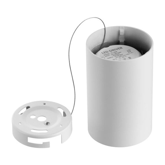 NOVOTECH 359417 OVER NT24 000 белый Светильник накладной влагозащищённый IP54 LED 10W 170-265V 4000К 830Лм RECTE, изображение 6