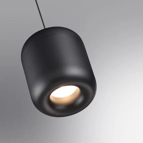 NOVOTECH 359438 OVER NT24 000 черный Светильник подвесной с механизмом регулировки высоты, провод 2м IP20 LED 10W 220-240V 3000K 650Лм LISSE, изображение 4