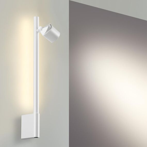 NOVOTECH 359312 OVER NT24 000 белый Светильник настенный диммируемый (выключатель) IP20 LED 7W+7W 4000K 220-240V FERMO, изображение 7