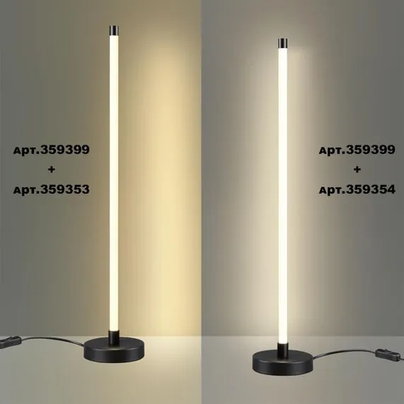 NOVOTECH 359399 OVER NT24 000 черный База с драйвером для создания настольной лампы c арт. 359343-359358 IP20 max 20W 220V VITZ, изображение 4