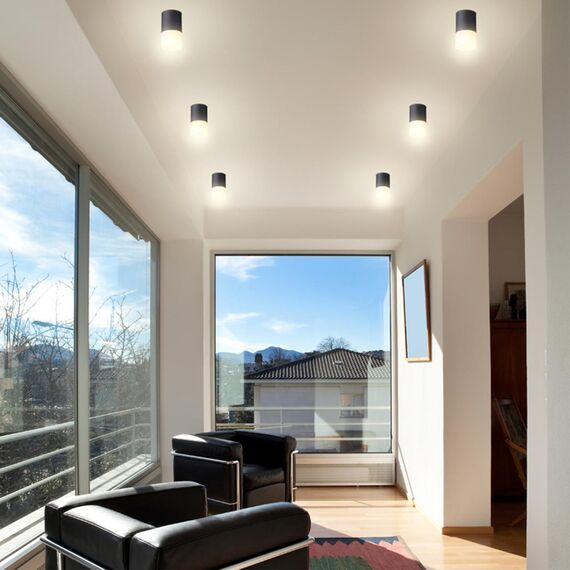 NOVOTECH 370678 OVER NT19 255 черный Светильник накладной IP20 GU10 9W 220-240V ELINA, изображение 3