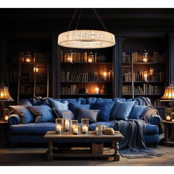 Fluorite FL1057-8P Люстра подвесная Ravissement Gold, изображение 6