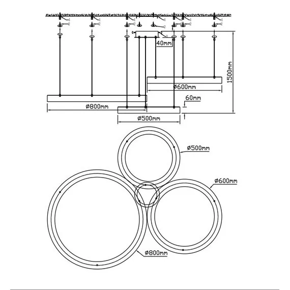 Fluorite FL1030-30PW Подвесная люстра Modum, изображение 5
