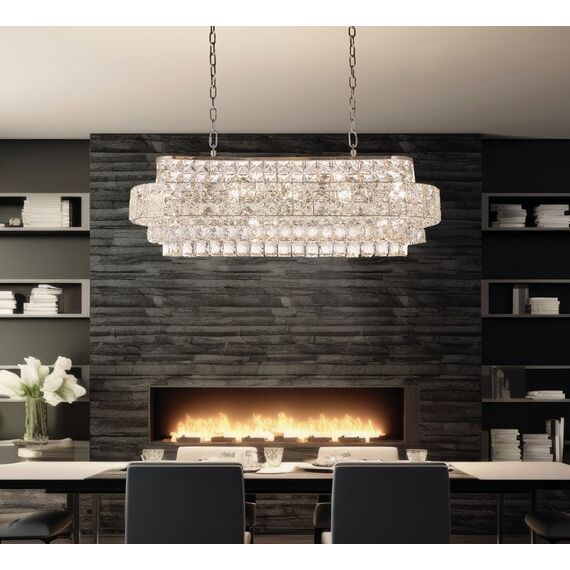 Fluorite FL1059-17P Люстра подвесная Majeste Chrome, изображение 7