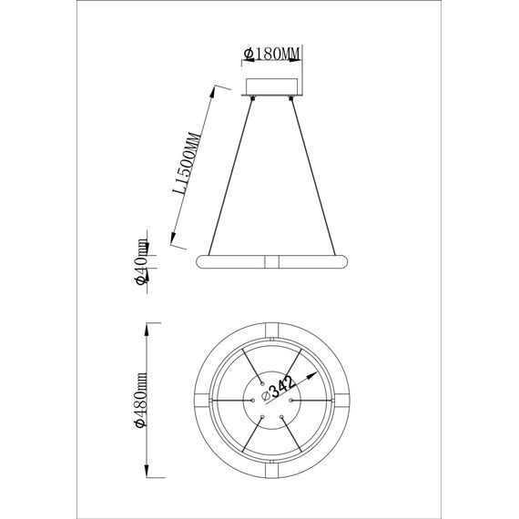 Fluorite FL1097-5PC Люстра подвесная Sauvage, изображение 5