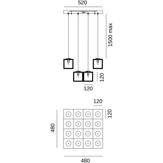 Fluorite FL1109-16P Подвесная люстра Solidez, изображение 4