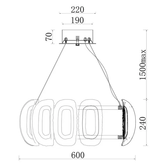 Fluorite FL1183-6P Люстра подвесная Nobilta, изображение 7