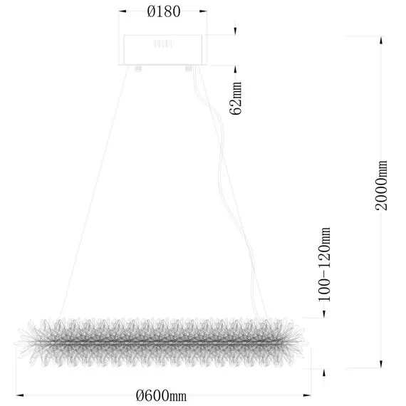 Fluorite FL1154-6P Подвесная люстра Tesoro, изображение 5