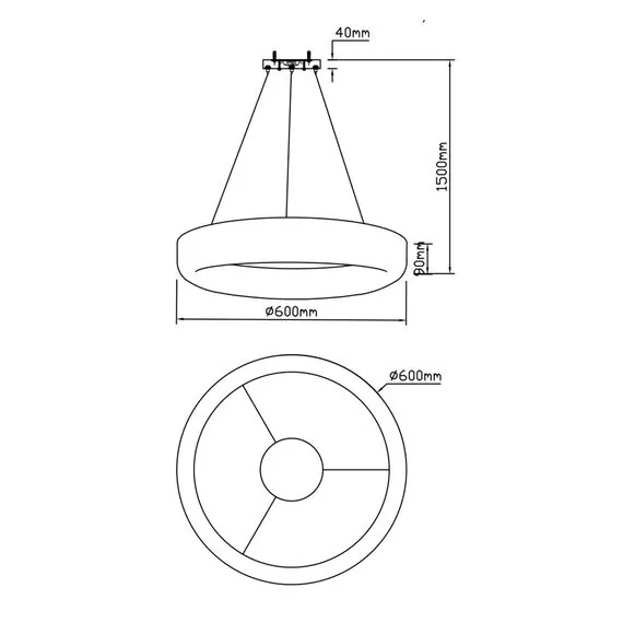 Fluorite FL1031-6P Подвесная люстра Modum, изображение 2