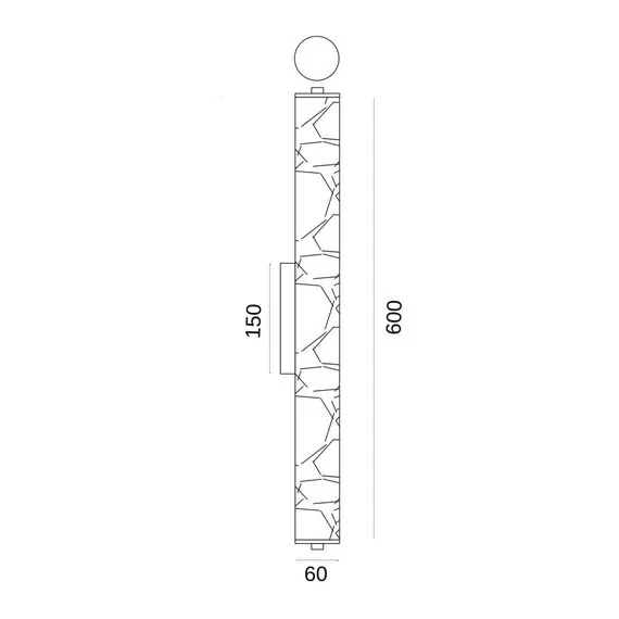 Fluorite FL1047-4WT Бра Charme, изображение 5