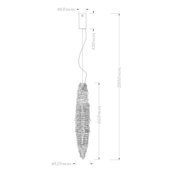 Fluorite FL1158-1PB Подвесной светильник Primo, изображение 4