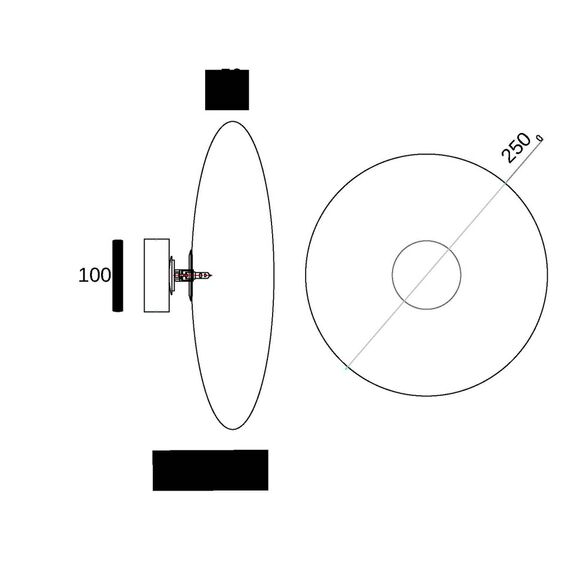 Fluorite FL1020-1WB Бра luminosa, изображение 9