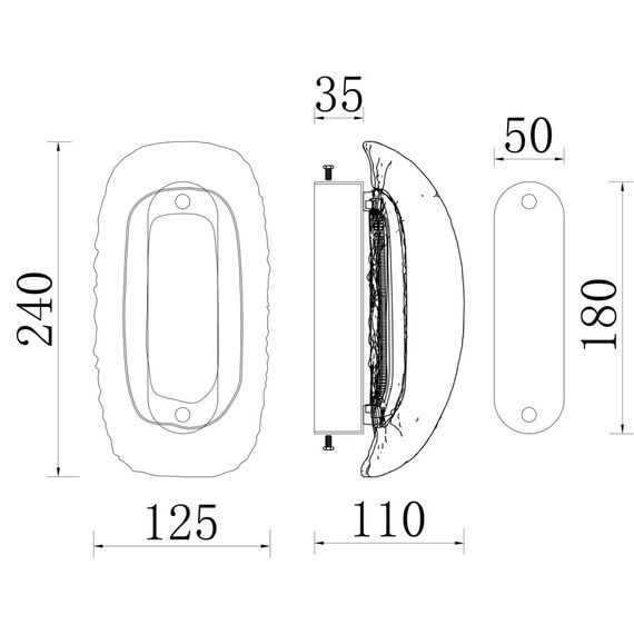 Fluorite FL1183-2W Бра Nobilta, изображение 5