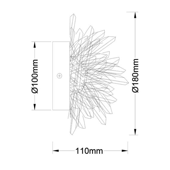 Fluorite FL1157-1WS Бра Sorpresa, изображение 4