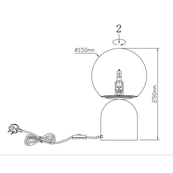 Fluorite FL1032-1T Настольная лампа Universo, изображение 7