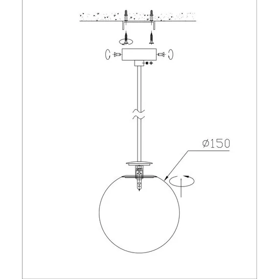 Fluorite FL1048-1PM Подвесной светильник Unity, изображение 2