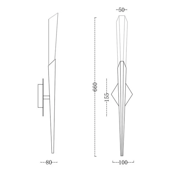Fluorite FL1167-1W Бра Unico, изображение 10
